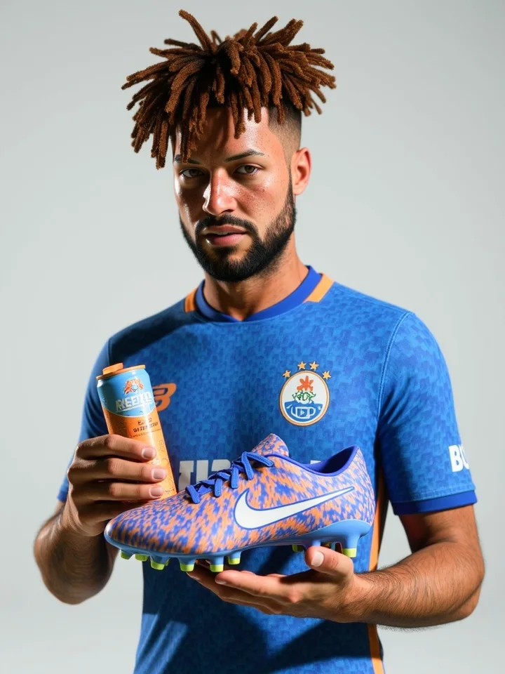 Sponsor-style boot graphic featuring the striker virtual Pro