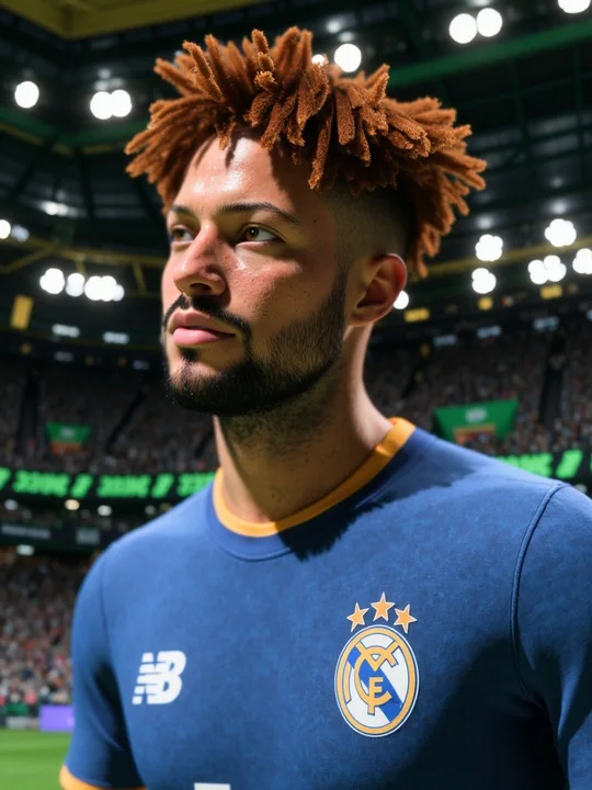 Striker created in Pro Clubs Studio