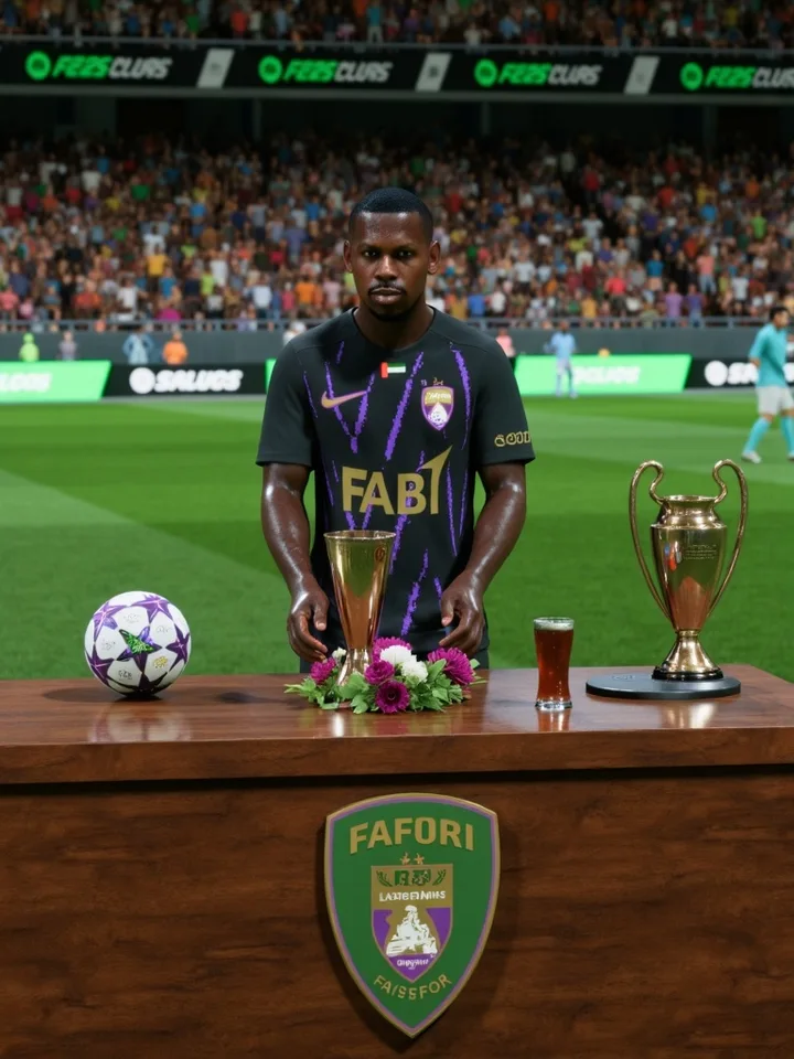 Season poster featuring the central midfielder virtual Pro
