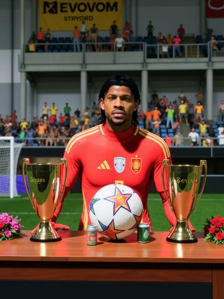 Alternative trophy portrait featuring the winger virtual Pro